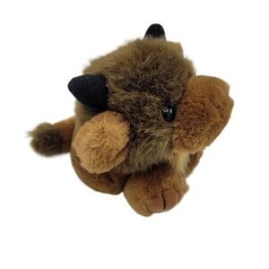 Vintage Puffkins Biff the Buffalo Birthday 7-1-97 Small Plush Stuffed Animal